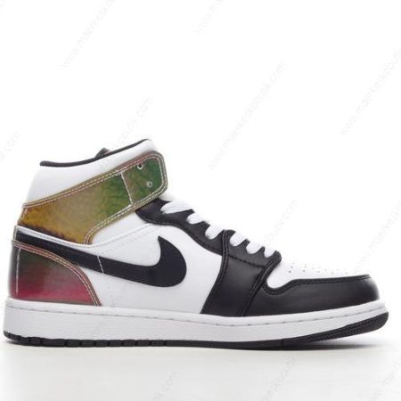 Billige Sko Nike Air Jordan 1 Mid ‘Hvid Sort’ DM7802-100