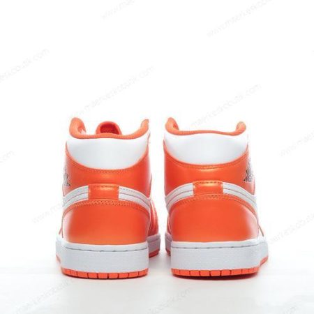 Billige Sko Nike Air Jordan 1 Mid ‘Orange Hvid’ DM3531-800