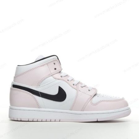 Billige Sko Nike Air Jordan 1 Mid ‘Pink Hvid’ BQ6472-500