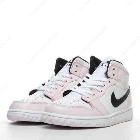 Billige Sko Nike Air Jordan 1 Mid ‘Pink Hvid’ BQ6472-500