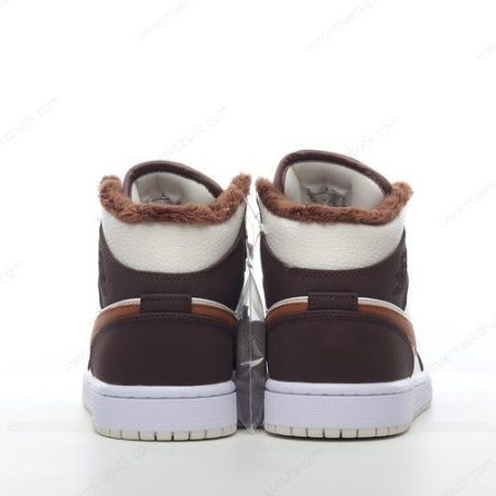 Billige Sko Nike Air Jordan 1 Mid SE ‘Brun Hvid’ DO6699-200