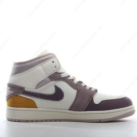 Billige Sko Nike Air Jordan 1 Mid SE ‘Grå Hvid Gul’ DM9652-102