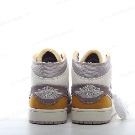 Billige Sko Nike Air Jordan 1 Mid SE ‘Grå Hvid Gul’ DM9652-102