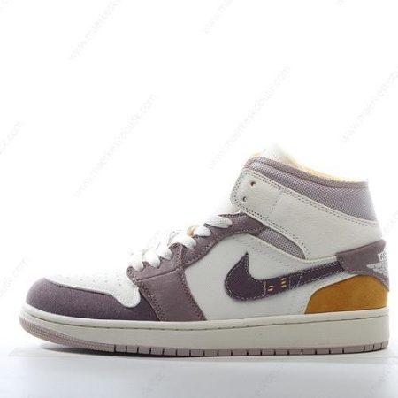 Billige Sko Nike Air Jordan 1 Mid SE ‘Grå Hvid Gul’ DM9652-102