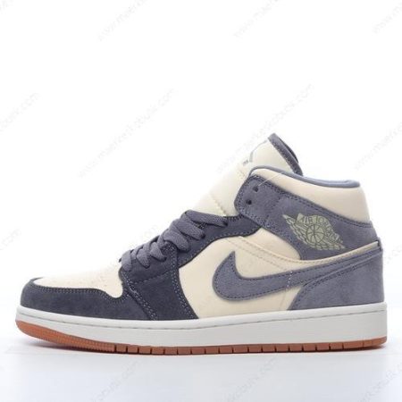 Billige Sko Nike Air Jordan 1 Mid SE ‘Grå Hvid Gul’ DN4281-100