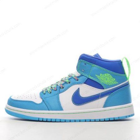 Billige Sko Nike Air Jordan 1 Mid SE ‘Grøn Blå Hvid’ DA8010-400