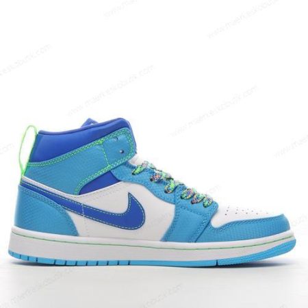 Billige Sko Nike Air Jordan 1 Mid SE ‘Grøn Blå Hvid’ DA8010-400