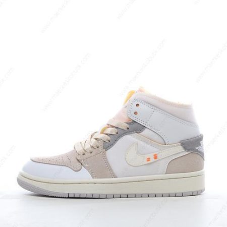 Billige Sko Nike Air Jordan 1 Mid SE ‘Hvid Grå’ DQ3724-100