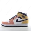 Billige Sko Nike Air Jordan 1 Mid SE ‘Hvid Sort Gul’ DX4365-800