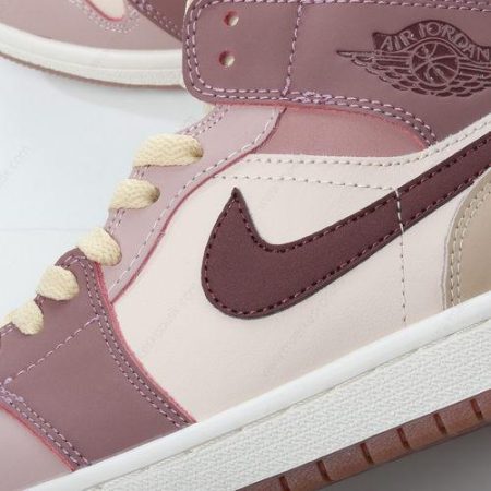 Billige Sko Nike Air Jordan 1 Mid SE ‘Pink Beige Rød’ DO7440-821