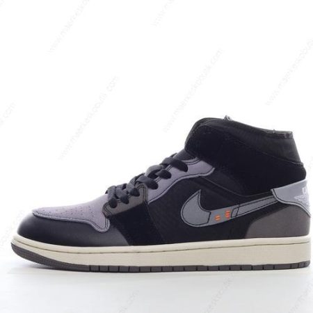 Billige Sko Nike Air Jordan 1 Mid SE ‘Sort Grå’ DV0436-001