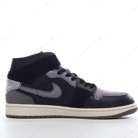 Billige Sko Nike Air Jordan 1 Mid SE ‘Sort Grå’ DV0436-001