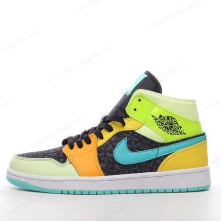 Billige Sko Nike Air Jordan 1 Mid SE ‘Sort Grøn’ BQ6931-037