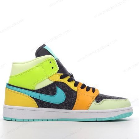 Billige Sko Nike Air Jordan 1 Mid SE ‘Sort Grøn’ BQ6931-037