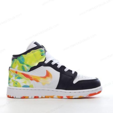 Billige Sko Nike Air Jordan 1 Mid SE ‘Sort Orange Hvid’ DJ6563-038