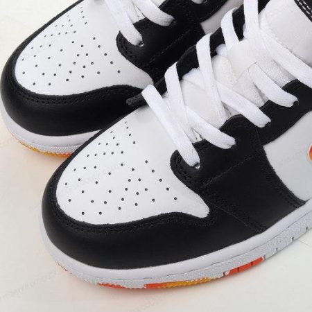 Billige Sko Nike Air Jordan 1 Mid SE ‘Sort Orange Hvid’ DJ6563-038