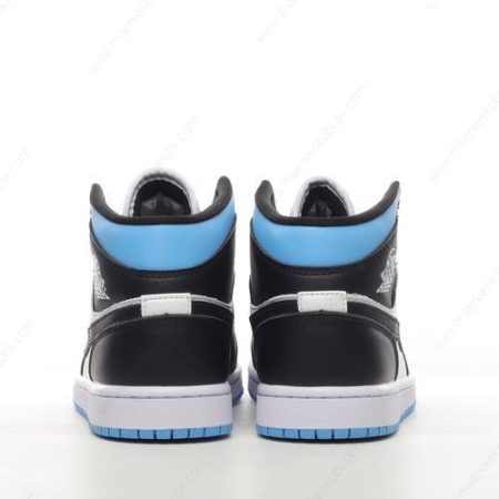 Billige Sko Nike Air Jordan 1 Mid ‘Sort Blå’ BQ6472-102