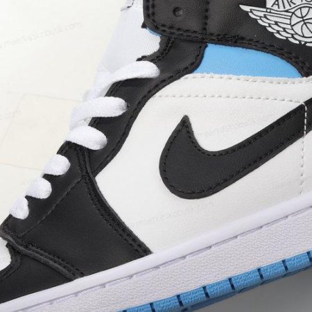 Billige Sko Nike Air Jordan 1 Mid ‘Sort Blå’ BQ6472-102