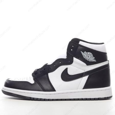 Billige Sko Nike Air Jordan 1 Mid ‘Sort Hvid’ DR0501-101