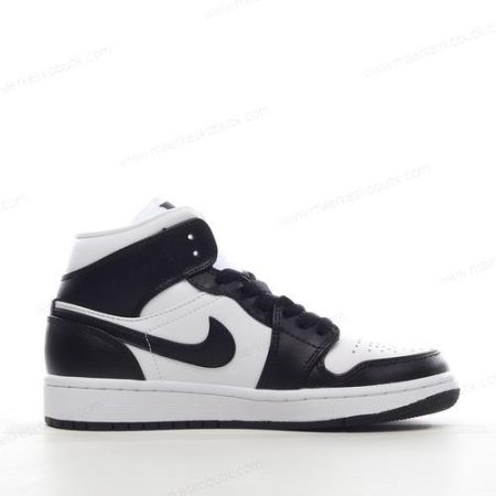 Billige Sko Nike Air Jordan 1 Mid ‘Sort Hvid’ DR9495-001