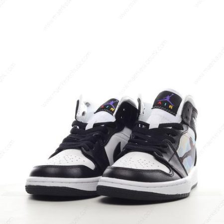 Billige Sko Nike Air Jordan 1 Mid ‘Sort Hvid’ DR9495-001