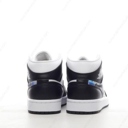 Billige Sko Nike Air Jordan 1 Mid ‘Sort Hvid’ DR9495-001