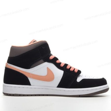 Billige Sko Nike Air Jordan 1 Mid ‘Sort Pink’ DH0210-100