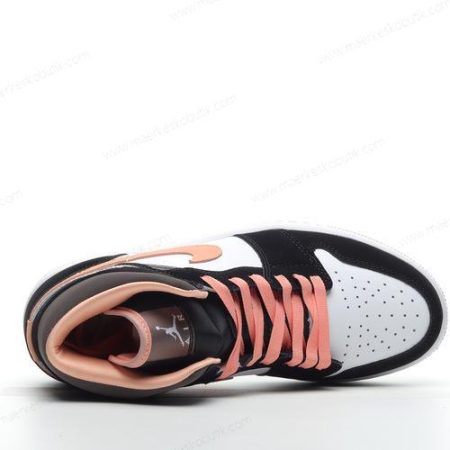 Billige Sko Nike Air Jordan 1 Mid ‘Sort Pink’ DH0210-100