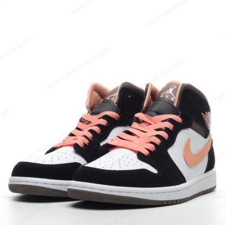 Billige Sko Nike Air Jordan 1 Mid ‘Sort Pink’ DH0210-100