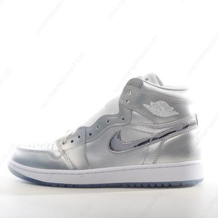 Billige Sko Nike Air Jordan 1 Retro High 2020 ‘Grå Hvid’ DC1788-029