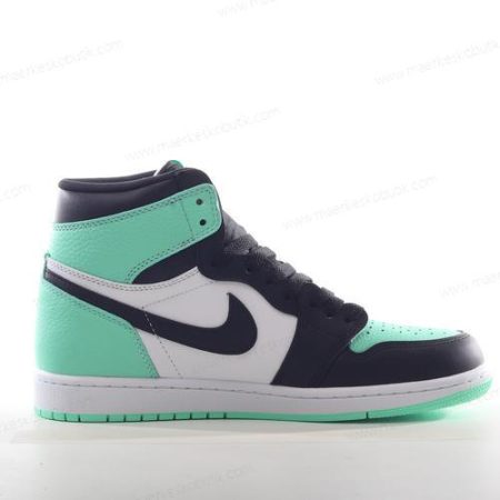 Billige Sko Nike Air Jordan 1 Retro High ‘Grøn Sort’ 861428-100-S