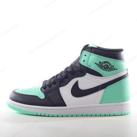 Billige Sko Nike Air Jordan 1 Retro High ‘Grøn Sort’ 861428-100-S