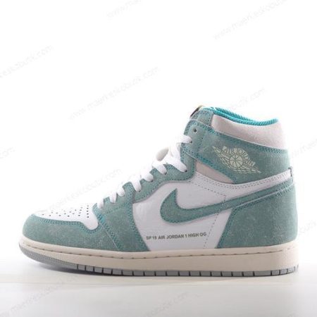 Billige Sko Nike Air Jordan 1 Retro High ‘Hvid Grøn’ 555088-311