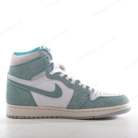 Billige Sko Nike Air Jordan 1 Retro High ‘Hvid Grøn’ 555088-311