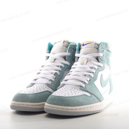 Billige Sko Nike Air Jordan 1 Retro High ‘Hvid Grøn’ 555088-311