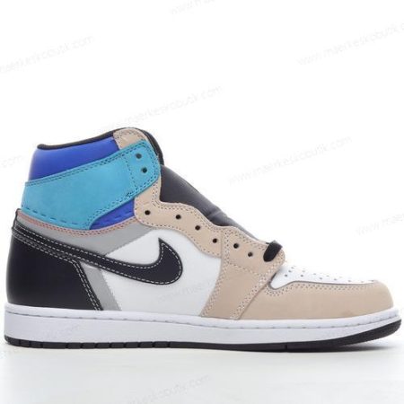 Billige Sko Nike Air Jordan 1 Retro High OG ‘Hvid Kaki Blå Sort’ DC6515-100