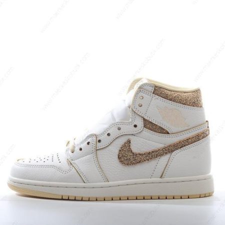 Billige Sko Nike Air Jordan 1 Retro High OG ‘Hvid Lysebrun’ FD8631-100