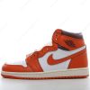 Billige Sko Nike Air Jordan 1 Retro High OG ‘Hvid Orange’ DO9369-101