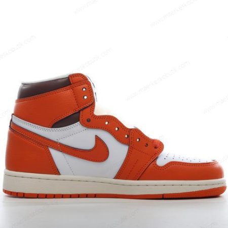 Billige Sko Nike Air Jordan 1 Retro High OG ‘Hvid Orange’ DO9369-101