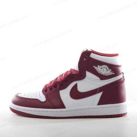 Billige Sko Nike Air Jordan 1 Retro High OG ‘Hvid Rød’ 555088-611