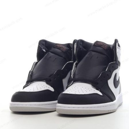 Billige Sko Nike Air Jordan 1 Retro High OG ‘Hvid Sort Grå’ 555088-108