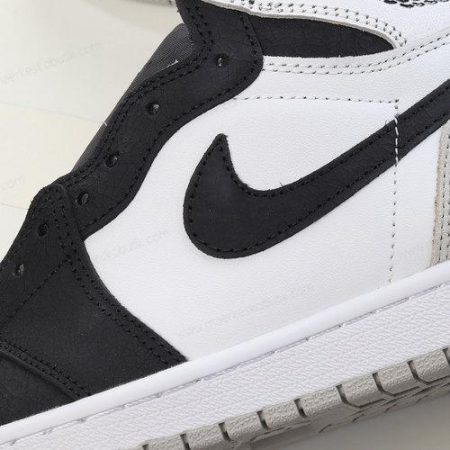 Billige Sko Nike Air Jordan 1 Retro High OG ‘Hvid Sort Grå’ 555088-108