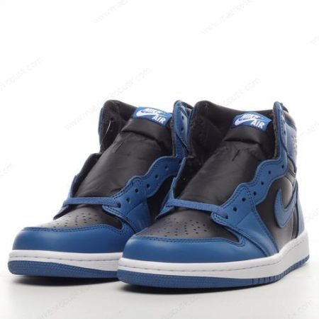 Billige Sko Nike Air Jordan 1 Retro High OG ‘Mørkeblå Sort’ 555088-404