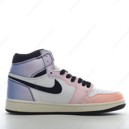 Billige Sko Nike Air Jordan 1 Retro High OG ‘Orange Sort Hvid Lilla’ DX0054-805