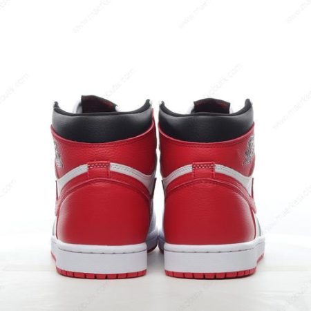 Billige Sko Nike Air Jordan 1 Retro High OG ‘Rød Hvid’ 555088-161