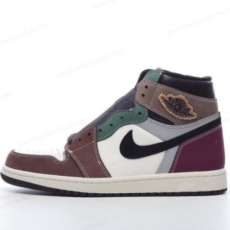 Billige Sko Nike Air Jordan 1 Retro High OG ‘Taupe Hvid Sort Oliven’ DH3097-001