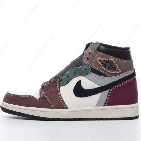 Billige Sko Nike Air Jordan 1 Retro High OG ‘Taupe Hvid Sort Oliven’ DH3097-001