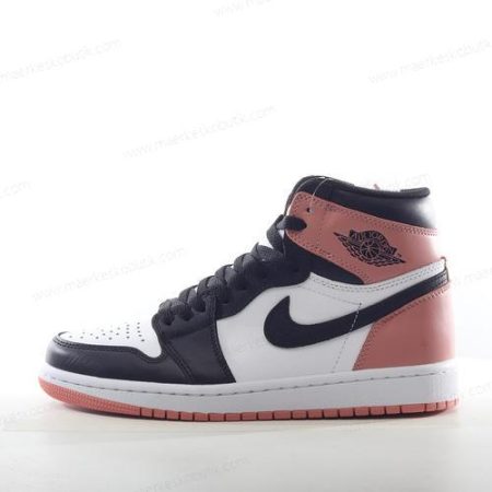 Billige Sko Nike Air Jordan 1 Retro High ‘Pink Hvid Sort’ 861428-101