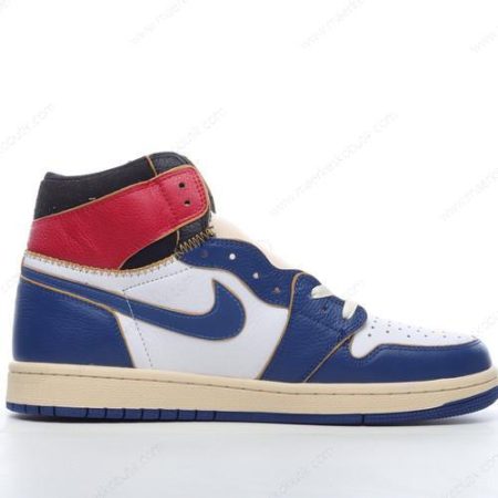 Billige Sko Nike Air Jordan 1 Retro High ‘Rød Blå’ BV1300-146