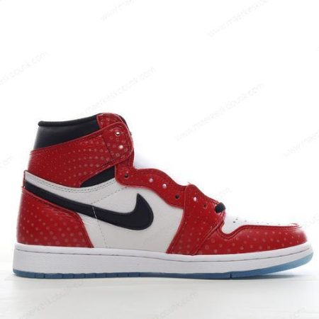 Billige Sko Nike Air Jordan 1 Retro High ‘Rød Sort Hvid’ 555088-602